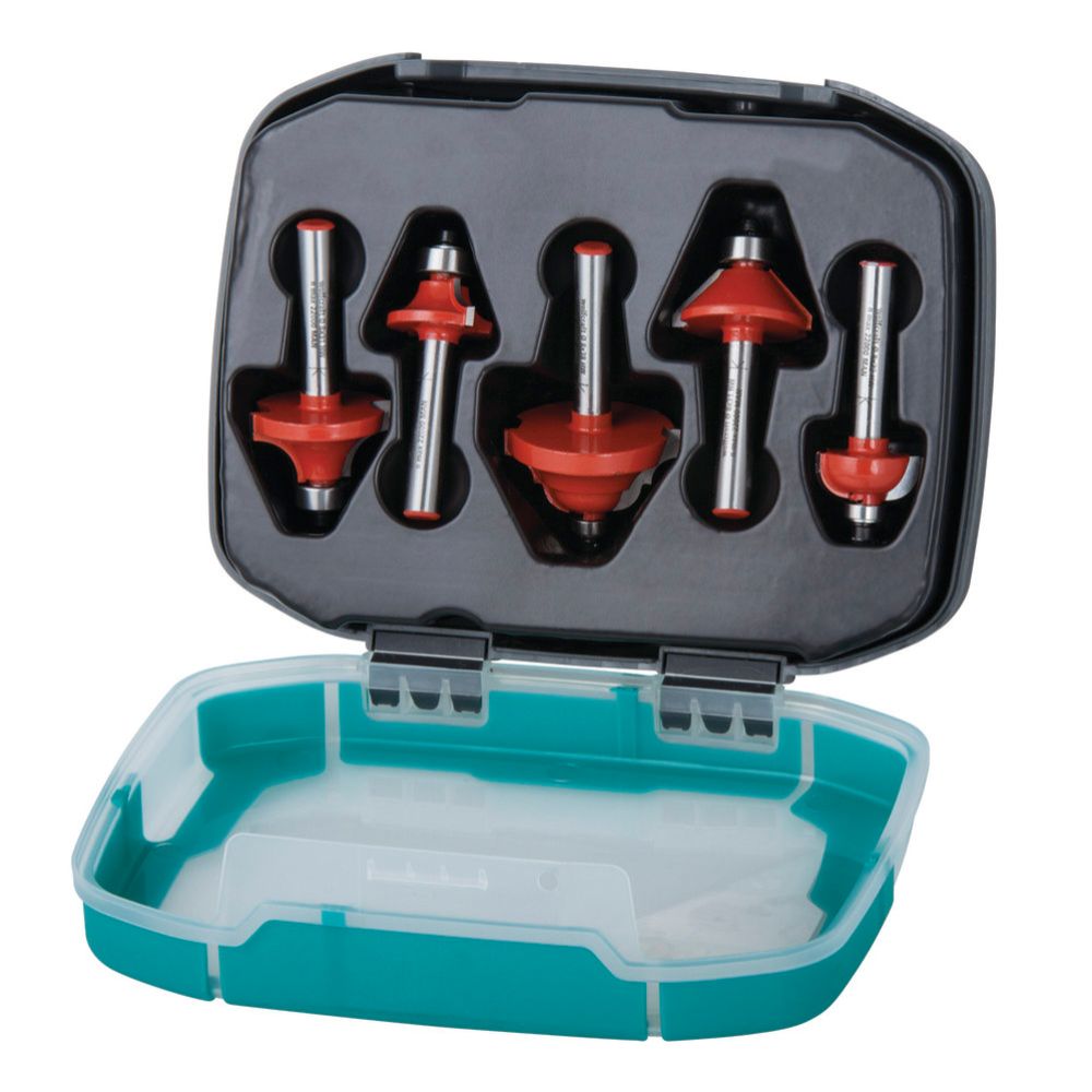 Wolfcraft® ülafreesi terade komplekt ümardusterad 5-osaline