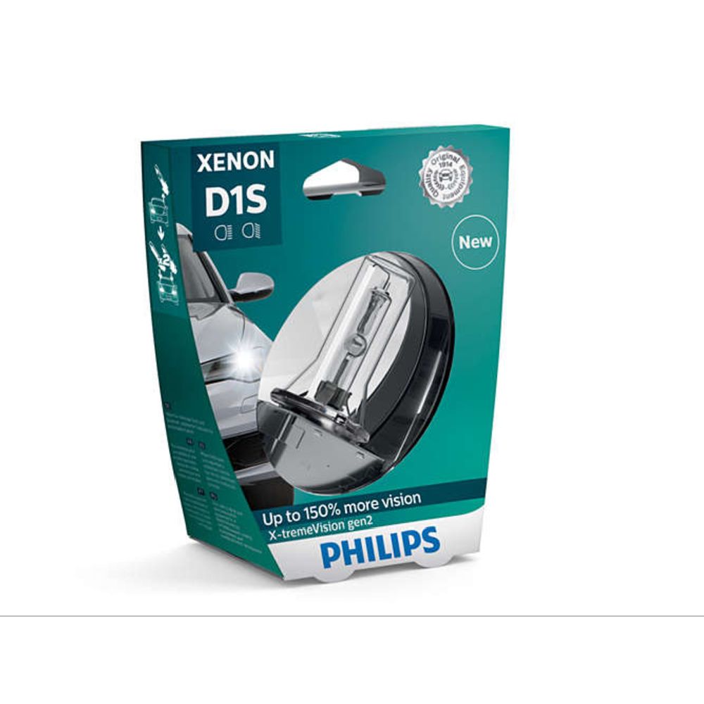 Philips X-tremeVision gen2 D1S Xenon lampa 85 V/35 W +150 %