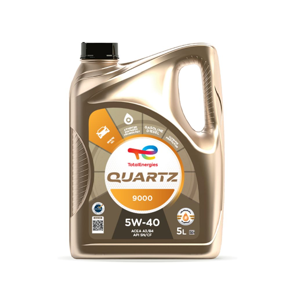 Total Quartz 9000 5W-40 5 l moottoriöljy