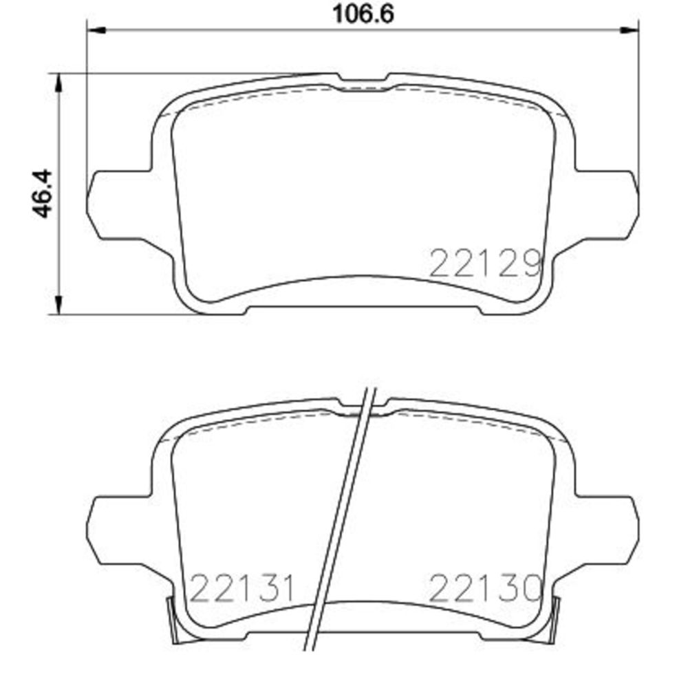 Piduriklotside komplekt 22-0676