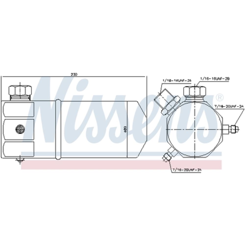 Ilmastointilaitteen kuivain 30-00290