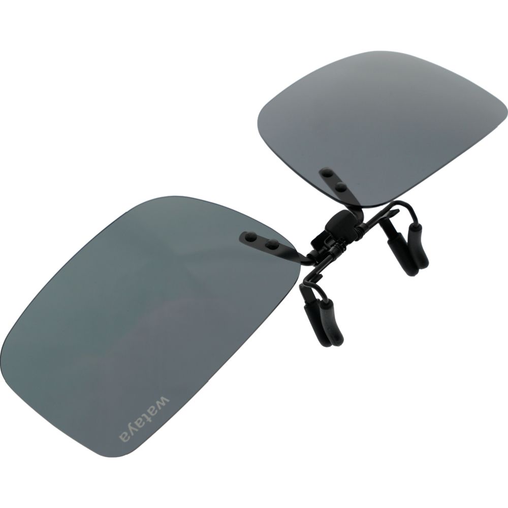 Wataya Clip-on solglasögon polariserande svart lins