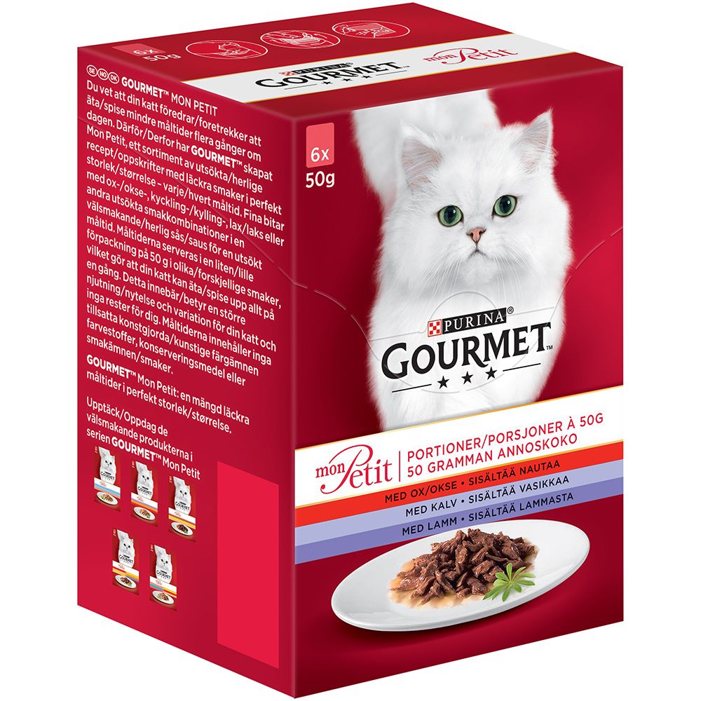 Gourmet Mon Petit lihalajitelma 6 x 50 g