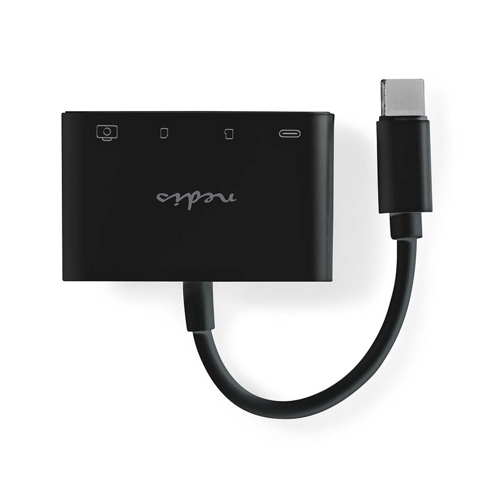 Nedis USB-C hub med minneskortläsare