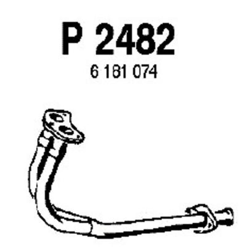 Avgasrör 14-2482