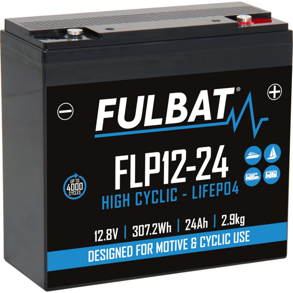 Fulbat LiFePO4 akku 12,8V 24Ah