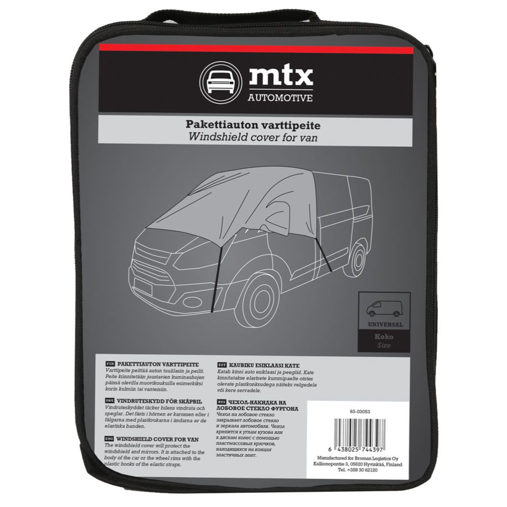 MTX Automotive kaubiku esiklaasi kate