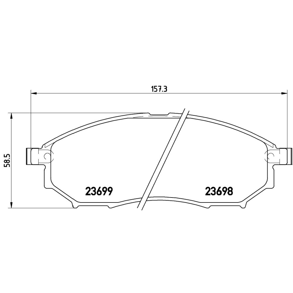 Piduriklotside komplekt 97-22744