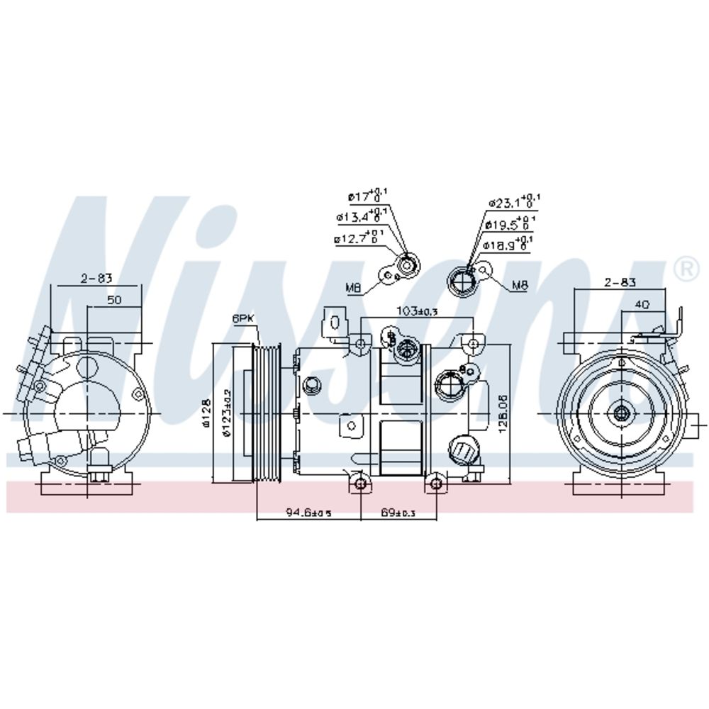 Ilmastointilaitteen kompressori 30-04006