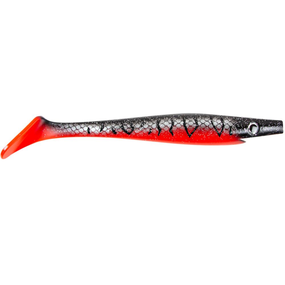 Strike Pro Pig Shad 23 cm 90 g haukijigi väri: Red Tiger 141