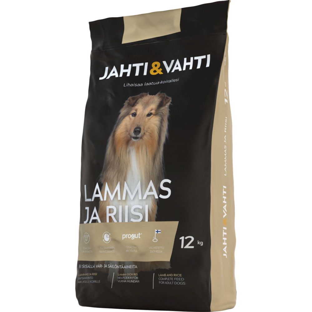 Jahti&Vahti Lammas ja Riisi 12 kg