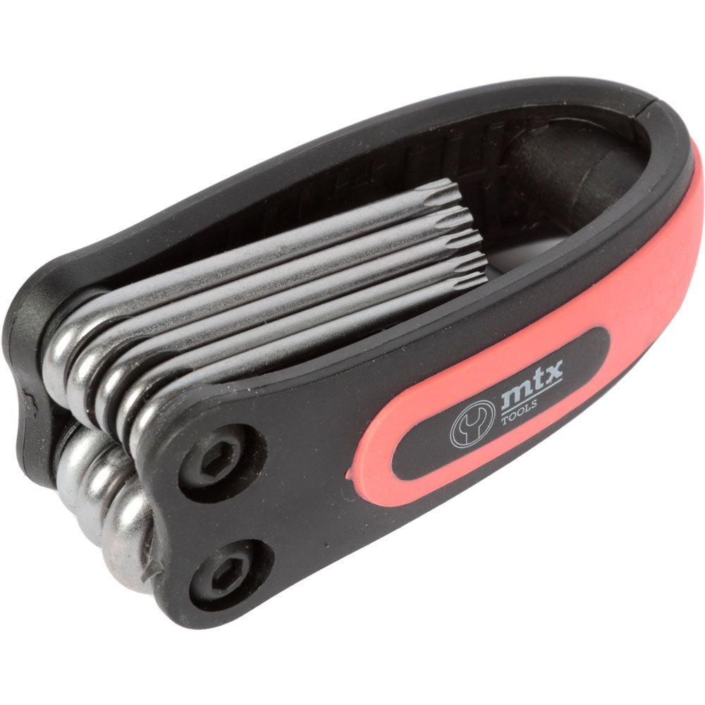 MTX Tools Basic Torx-võtmete hoidik T9-T40, 8 osa
