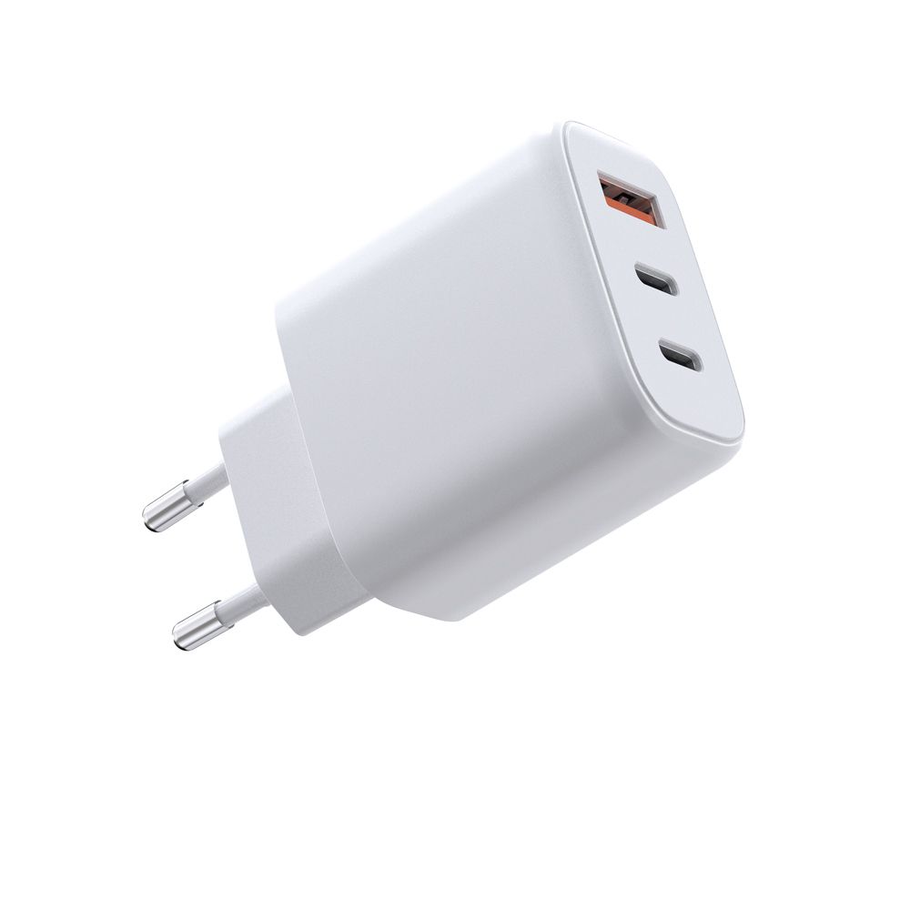 Cloudberry võrgulaadija, PD 2 x USB-C + USB-A, 65 W, GaN