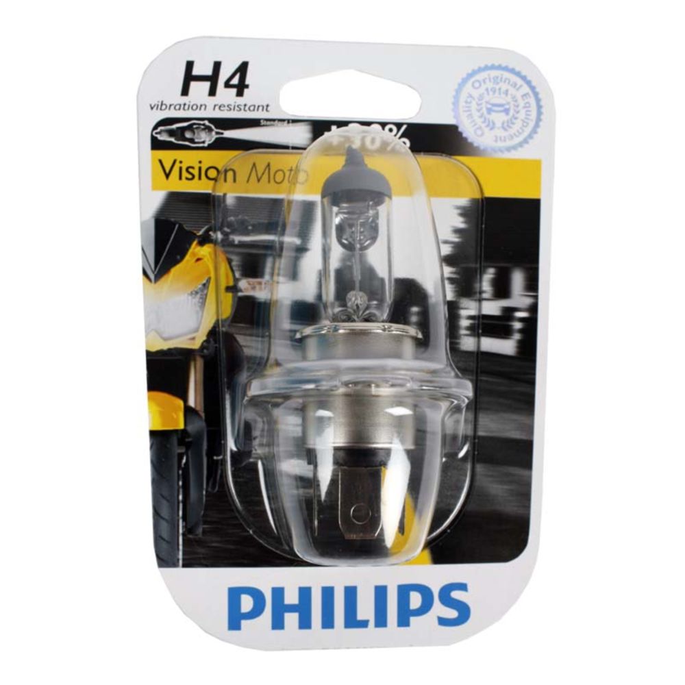 Mootorratta Philips Vision Moto H4 +30 % 12 V