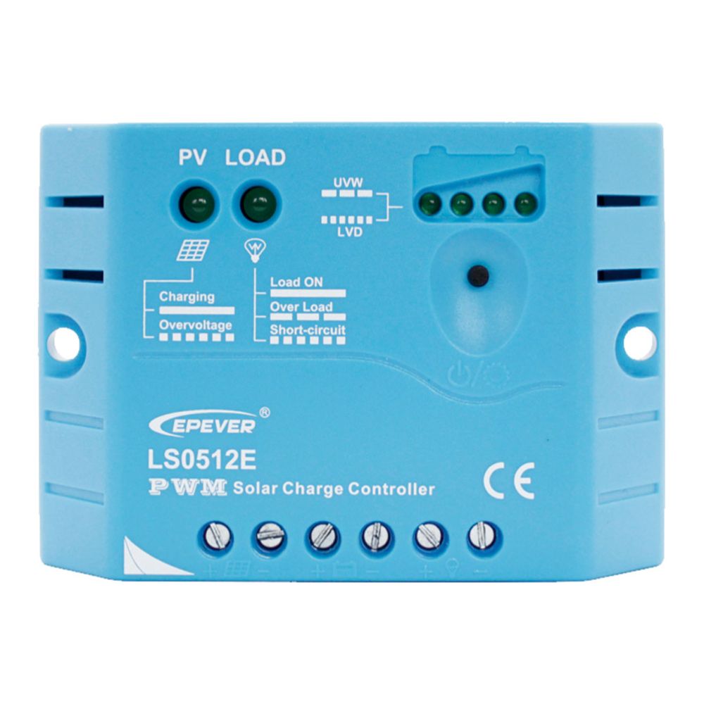 LandStar LS0512E päikesepaneeli kontroller, 5 A, 75 W, LED 12 V