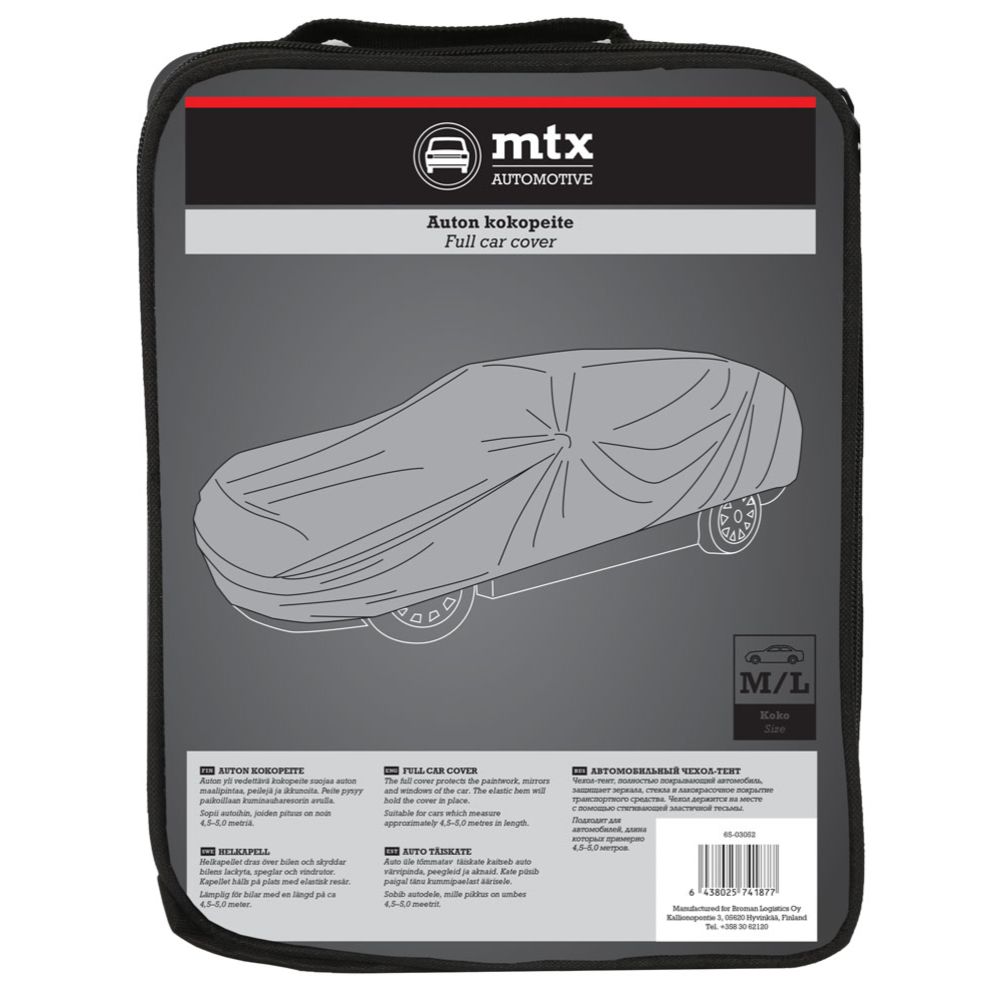 MTX Automotive auto täiskate, M/L
