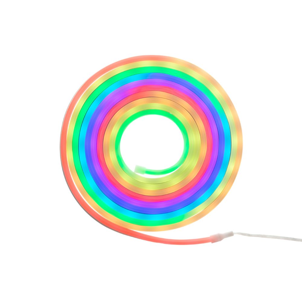 Finnlumor Neon RGB-valonauha 5 m kaukosäätimellä USB