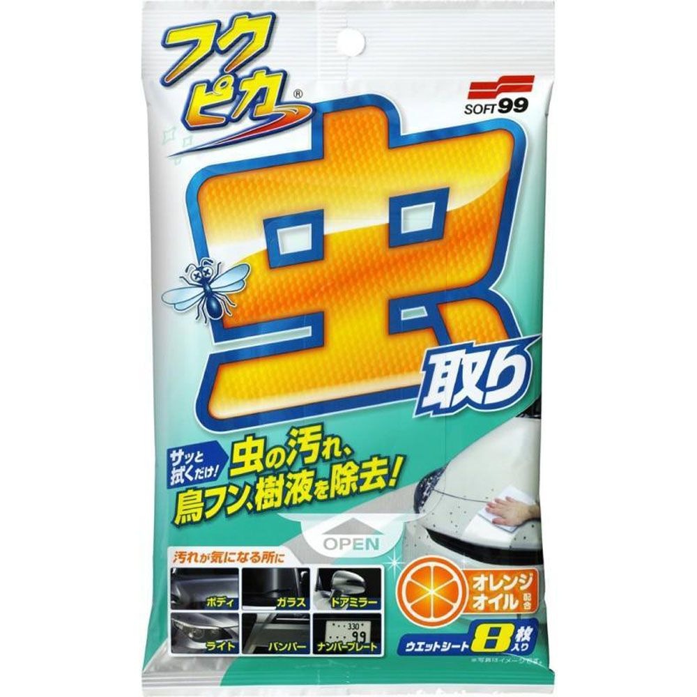 Puhdistusliina Fukupika Bugs & Dropping wipes