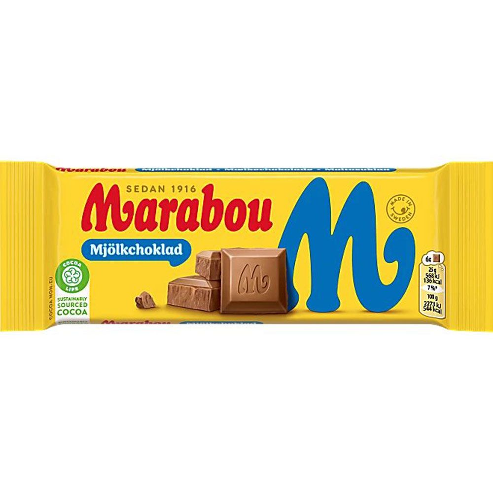 Marabou mjölkchoklad 100 g