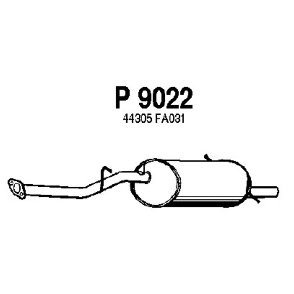 Takaäänenvaimentaja 14-9049