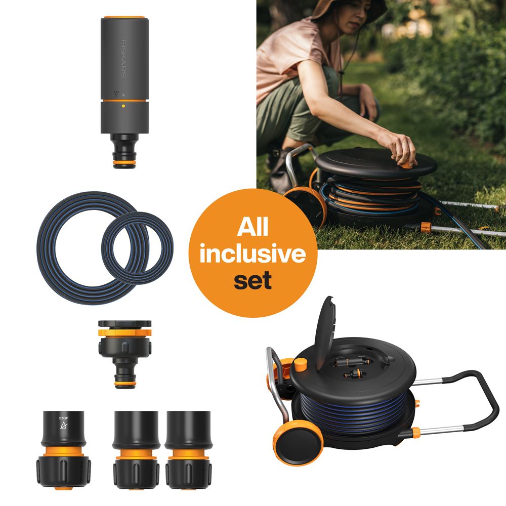Fiskars Comfort kärrykastelukela M 20 m