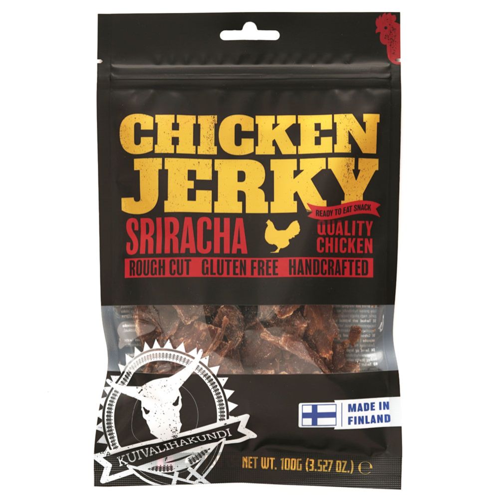 Kuivalihakundi Chicken Jerky Sriracha kuivaliha 100 g