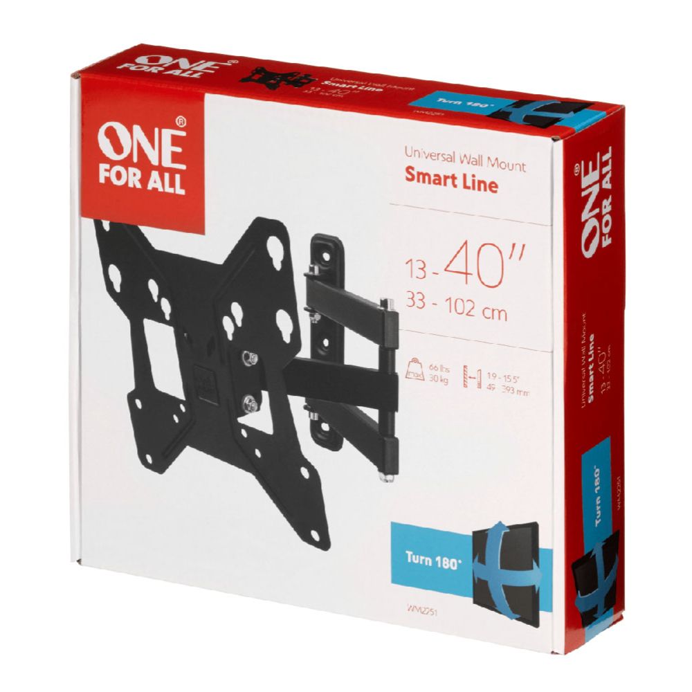 One For All WM2251 TV-väggfäste vridbart 13–40"