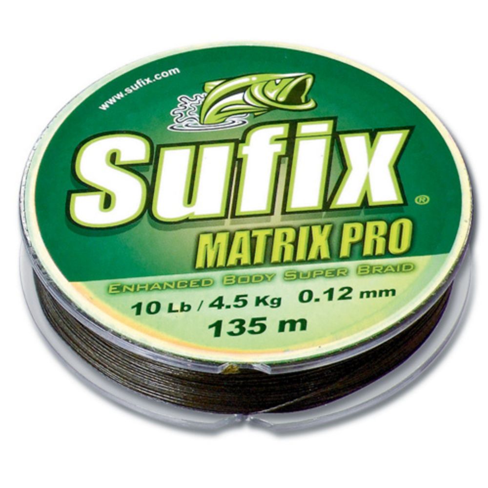 Sufix Matrix Pro flätlina 135 m grön