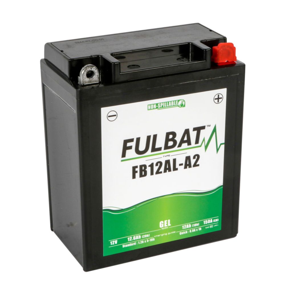 Fulbat GEL-akku 12 V 12,6 Ah "FB12AL-A2" (P134 x L80 x K161 mm)