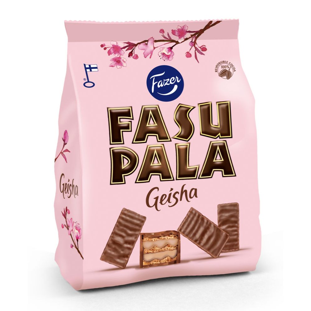Fazer Fasupala Geisha vohvelikeksi 175 g