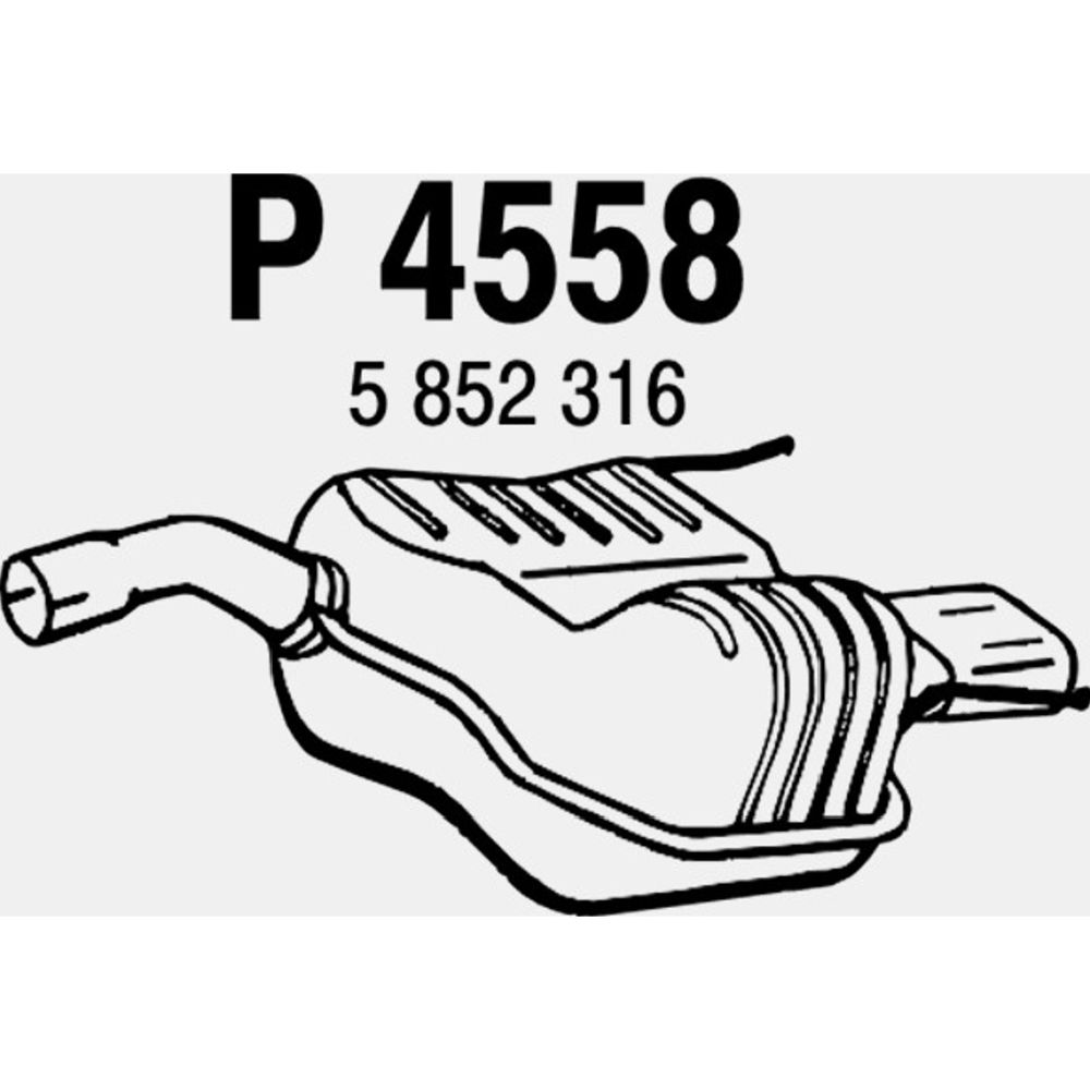 Takaäänenvaimentaja 14-4761