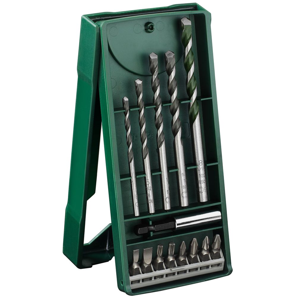 Bosch Mini-X-Line universaalne puuriotsikute komplekt, 14 osa