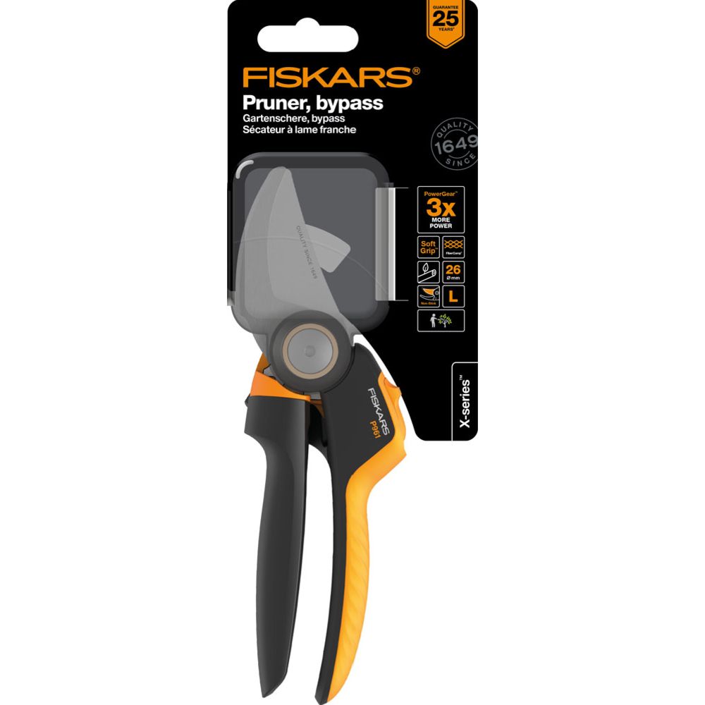 Fiskars PowerGear X sekatör med sidoskär L P961
