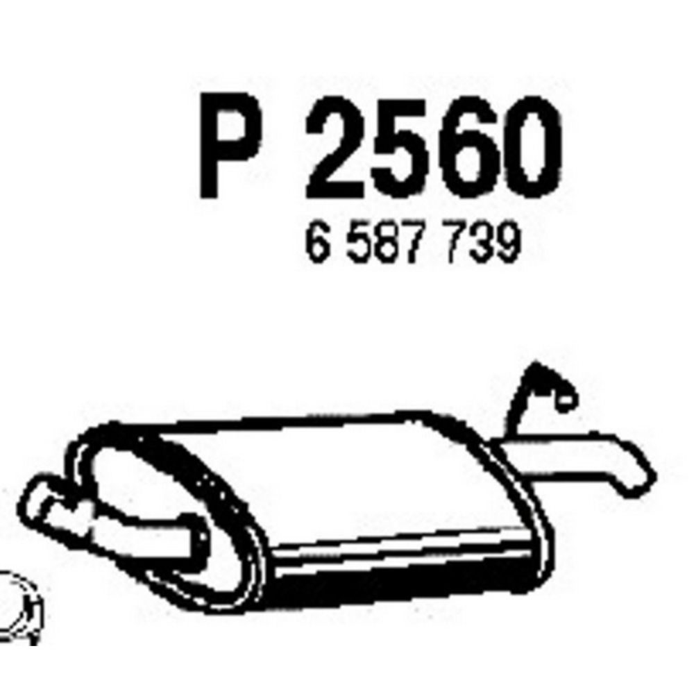 Takaäänenvaimentaja 14-2560