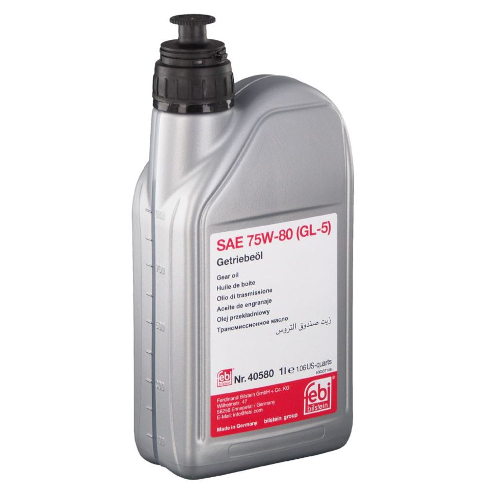 Febi 40580 SAE 75W-80 GL-5 1 l vaihteistoöljy