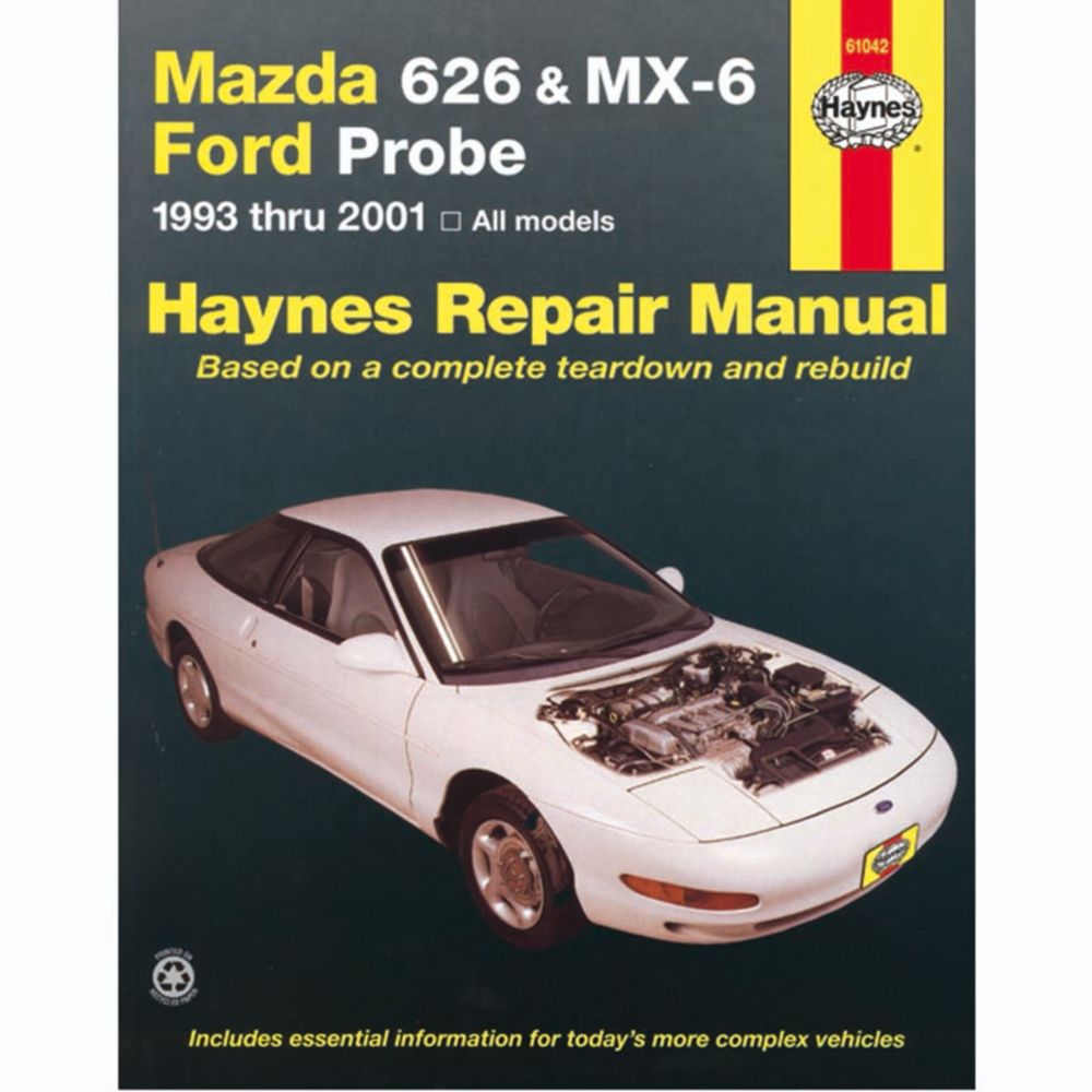Korjausopas Mazda 626 93->01 englanninkielinen