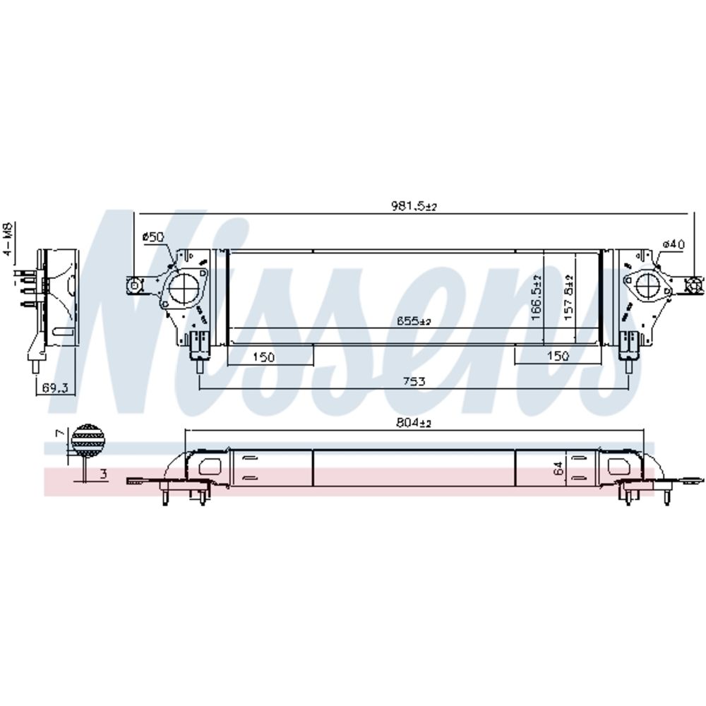 Kompressoriõhu radiaator 30-00034