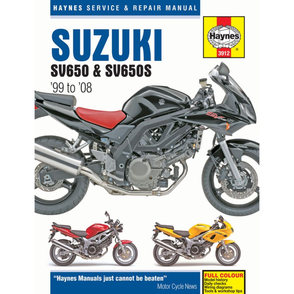Korjausopas SV 650/650 S 99-08 englanninkielinen