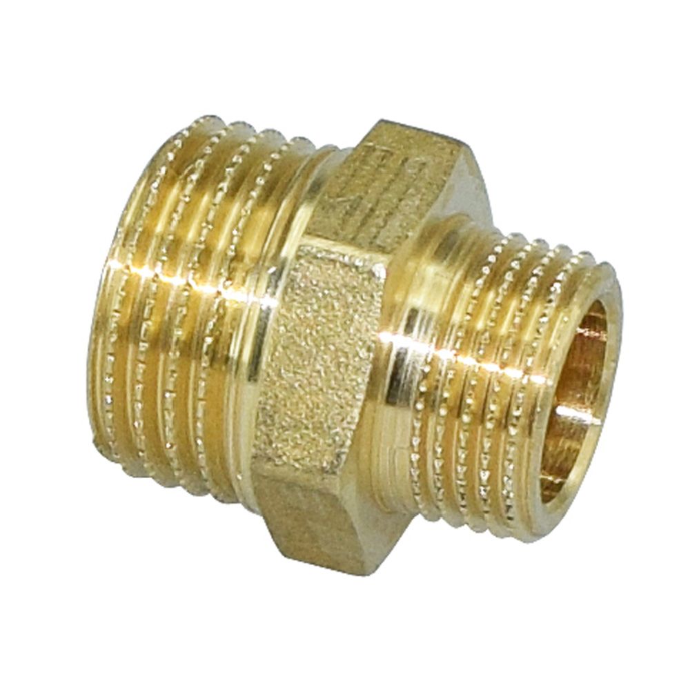 Harju supistuskaksoisnippa 3/4"-1/2" messinki