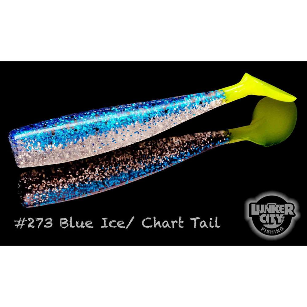Lunker City Shaker jigi 8 cm 9 kpl