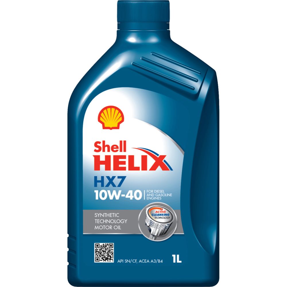 Shell Helix HX7 10W-40 1 l moottoriöljy