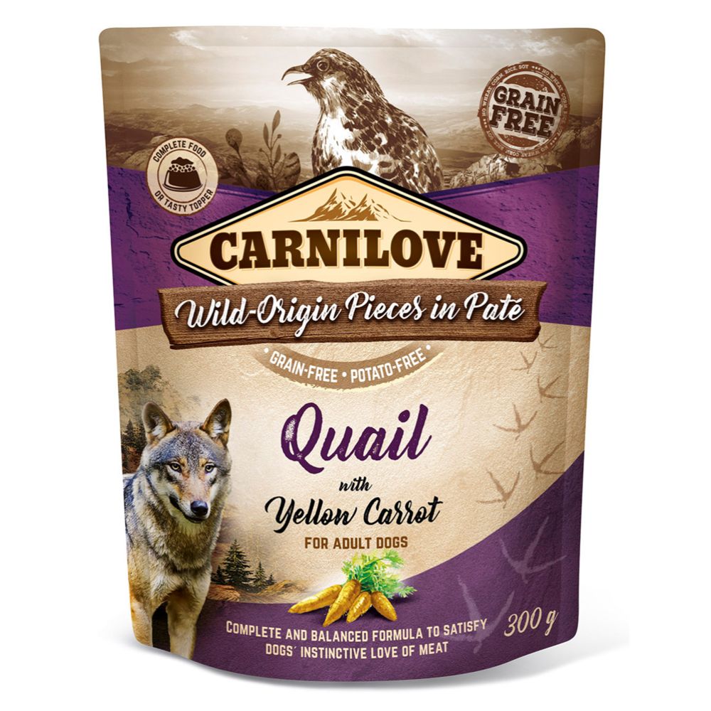Carnilove Viiriäinen porkkana patee koirille 300 g