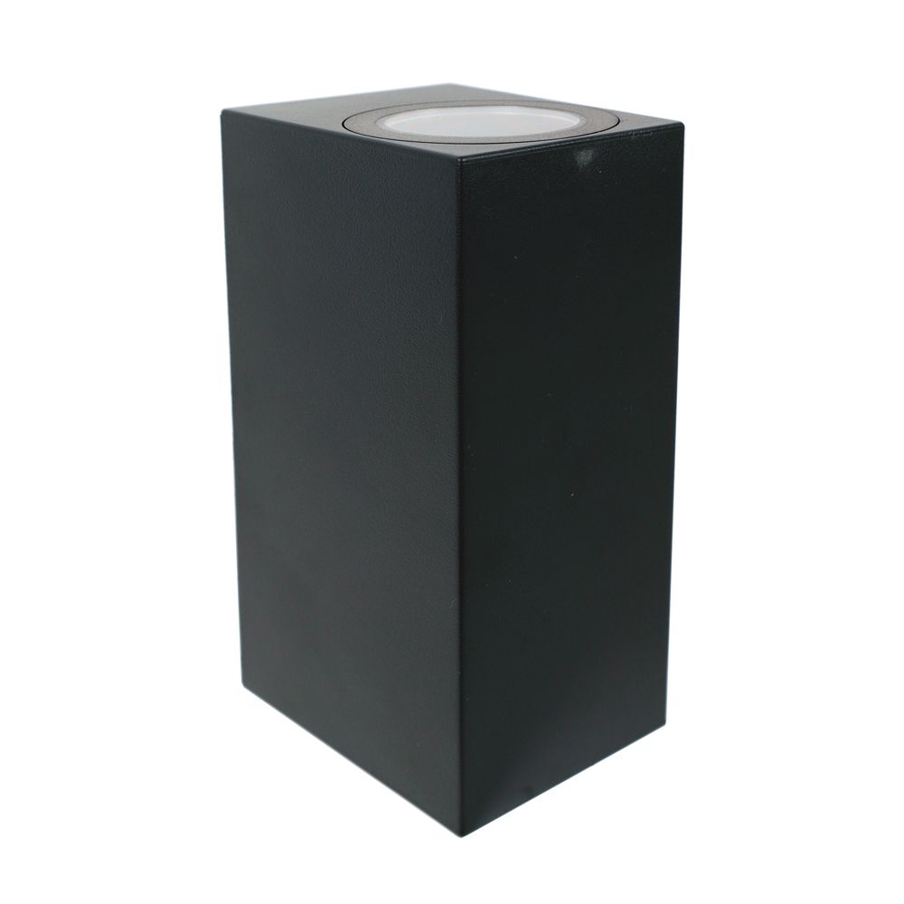 Led Energie vägglampa 2xGU10 IP44 mörkgrå