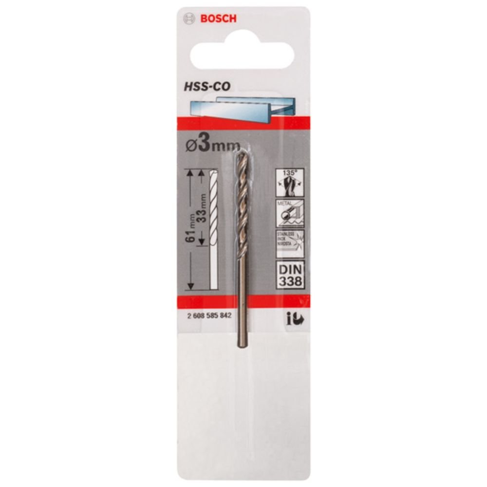 Bosch HSS-Cobolt puur 3,0 mm