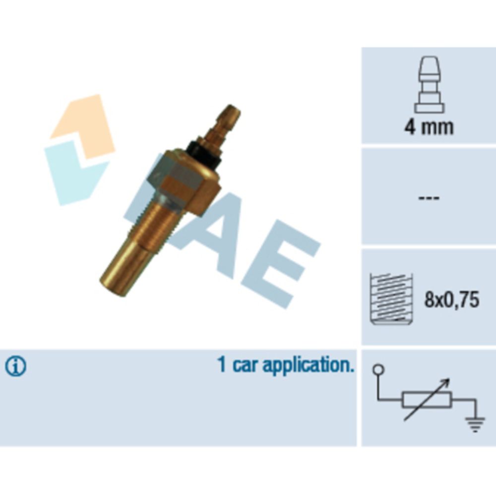 Jäähdytysnesteen lämpötilatunnistin 37-3054