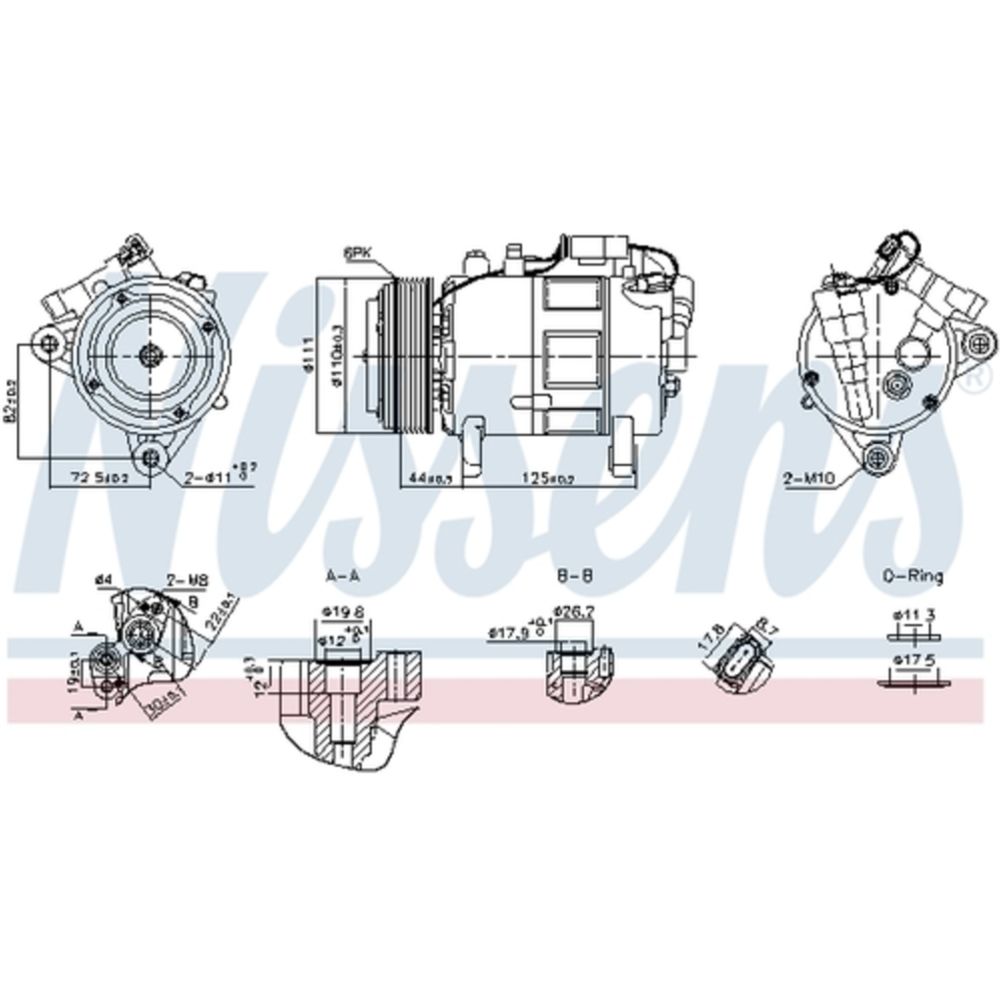 Ilmastointilaitteen kompressori 30-05097