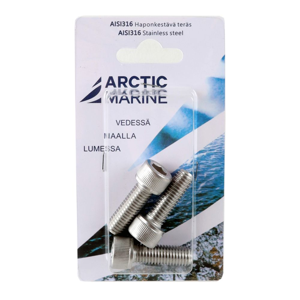 Arctic Marine kuusiokoloruuvi DIN912 M6x1,0 25 mm 10 kpl