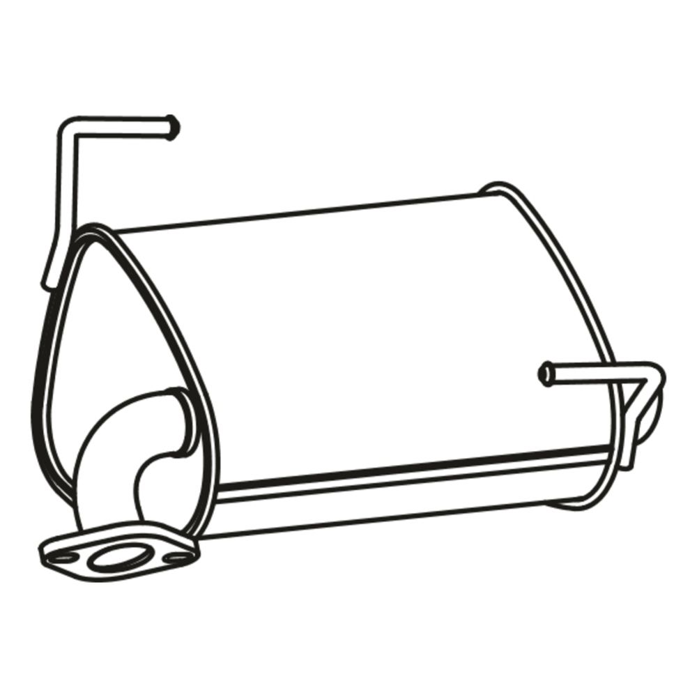 Takaäänenvaimentaja 14-09048