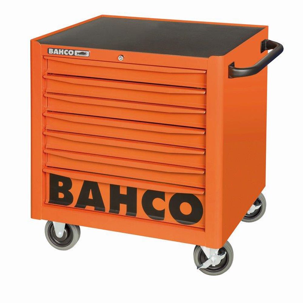Bahco 1470K7LH matala työkaluvaunu 7 laatikkoa oranssi