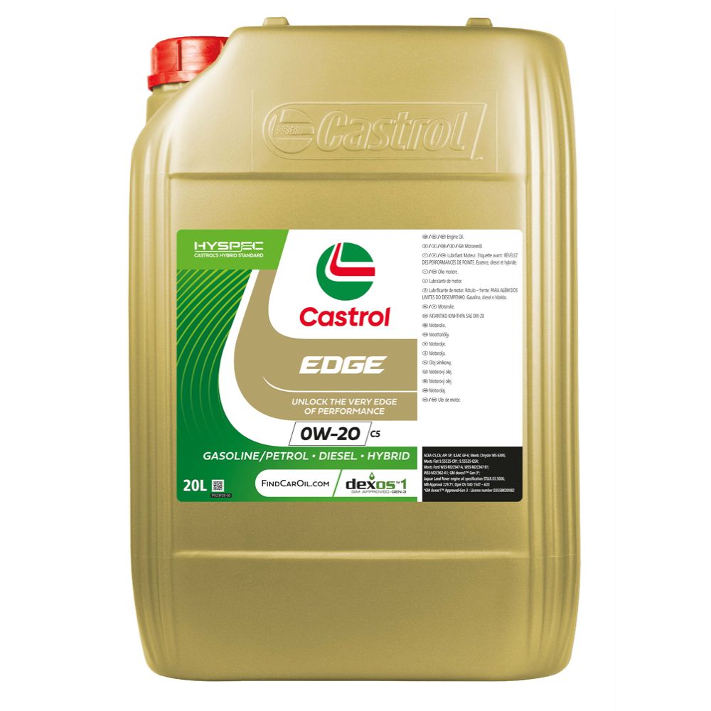 Castrol EDGE 0W-20 C5 20 l moottoriöljy